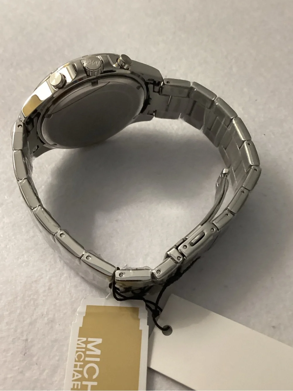 Michael Kors Greyson Chronograph Silver-Tone Stainless Steel Watch 43mm